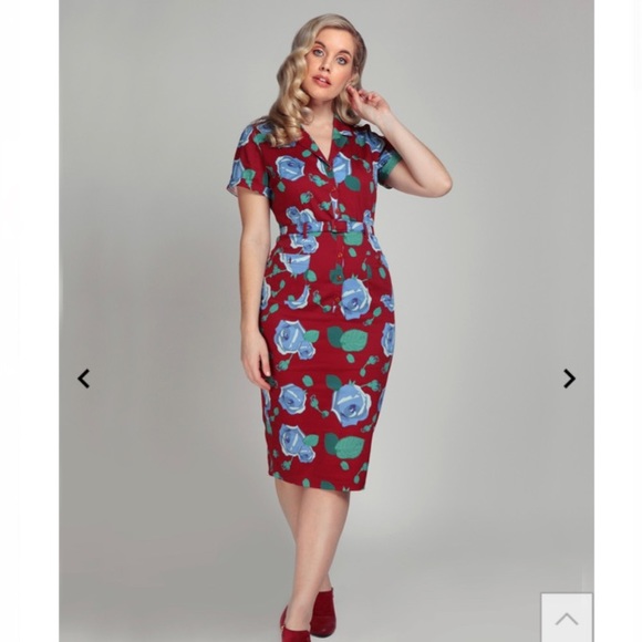 Collectif Dresses & Skirts - Collectif Floral Fitted Dress